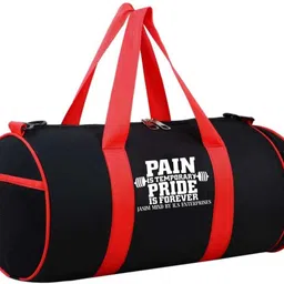jasim mind by ks enterprises 20 L Gym Duffel Bag - premium quality sports bag with separate shoe compartment water resistant - Red-picture-19