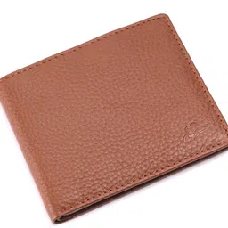 leatherician Men & Women Travel Tan Genuine Leather Wallet image 4