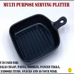 zido Premium_1 serving black platter b-453_h55 Sizzler Tray image 4