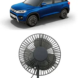 yuneik 12 Volt 6" Fan for Car, Jeep,Truck,Auto, Caravan, Boat, Buses Y334 Car Interior Fan image 1