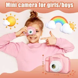hokti Kids Mini Camera, Birthday Gift, Girls-Boys, 8-12 Years Old video recording-picture-37