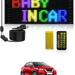 ayw Programmable LED Sign High Quality Flexible Screen Light-161 Car Fancy Lights image 1