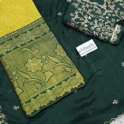 fabcartz Solid Semi Stitched Lehenga Choli image 5