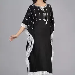 mf hayat Embroidered Rayon Women Kaftan image 4