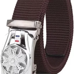 clock21 Men Casual, Evening, Formal, Party Brown Artificial Leather Belt-picture-15