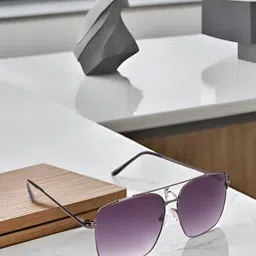 sunnies UV Protection, Gradient, Riding Glasses Retro Square Sunglasses (55)-picture-26