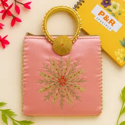 prcraft Women Pink Potli-picture-43