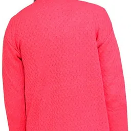 tamayra creation Women Solid V Neck Pink Sweater image 2