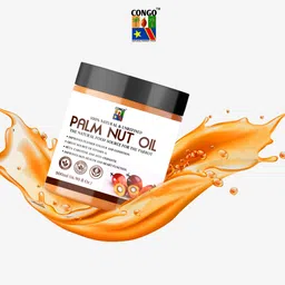 congo natural parrot treat Palm Nuts Oil Provide Highly Protein, Vitamins, Healthy Feather & Wings for Parrot, 500ML Nuts 0 kg Wet Adult, New Born, Senior, Young Bird Food image 2