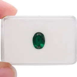 sidhgems 9.25 Ratti 8.25 Crt Natural Emerald Gemstone Original Certified Colmbian Panna Emerald Stone image 4