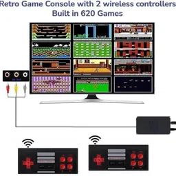 COUNTACH Extreme Retro Game Mini 4K HD Plug and Play Wireless Game Box in-built 620 Games 1 GB with 620 Games like contra, mario, cricket, football etc.-picture-16