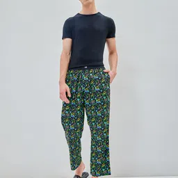 bewakoof All Over Printed Regular Fit Men Pyjama image 4