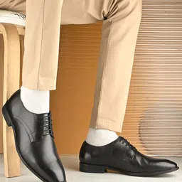 nico nerini Men’s Classic Premium Elegant Lace-Up Formal Leather Shoes for Men Derby For Men image 2