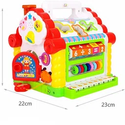 bvm Multifunctional Musical Fun House Electronic Geometric Blocks image 5