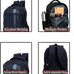 martucci School Bags for Boys and Girls/Coaching Bag/Laptop Bag (Secondary 5th Std Plus) Waterproof School Bag image 3