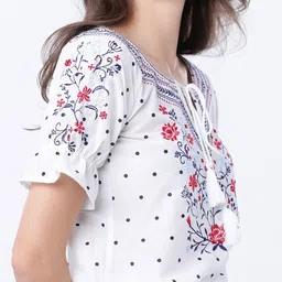 tokyo talkies Casual Regular Sleeves Printed Women Multicolor Top image 4