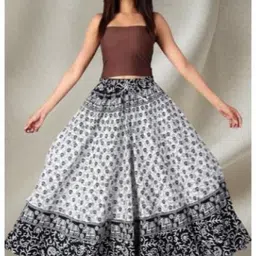 tankaviss Women Printed Regular White Skirt-picture-23