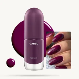 High Shine Quick Dry Non Toxic Professional Nail Polish Wine Purple Wine Purple-image-2