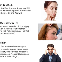 earthly products Hair Growth & Scalp Care Combo | Rosemary Oil + Tea Tree & Charcoal Shampoo Bar image 3