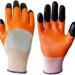 tick mark 4 Pair Hand Safety Gloves Cut-Proof,Heat Resistent And Breathable Reusable NylonSafety Gloves image 2