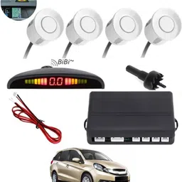 autofetch Universal 4 White Reverse Parking Sensor-AF25B409 Universal 4 White Reverse Parking Sensor-AF25B409 Parking Sensor image 1