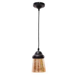 foziq Calathus Black and Gold Metal Hanging Light image 5