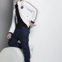 the indian garage co. Men Solid Casual Jacket image 4