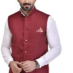 qitty Solid Men Waistcoat-picture-18
