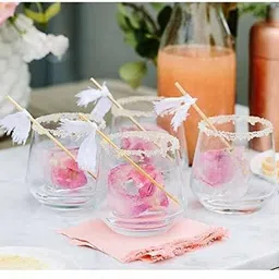 good to great (Pack of 12) Aqua Crystal Clear Sturdy Whiskey Wine Beer Juice & Scotch Glass 300 ml Each G Glass Set Water/Juice Glass image 4