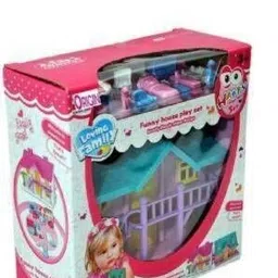 tenmar Loving Family House Set for Girls, Pretend Play Toy House 82-picture-25