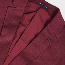 arrow Men Solid Single Breasted Formal Blazer image 2