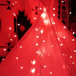 nisco 36 LEDs 6 m Red Steady Bulb Rice Lights image 2