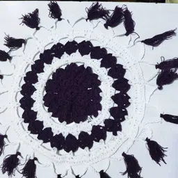 m/s deoria handicraft udyog Wool Embroidered 3 Seater Sofa Cover-picture-10