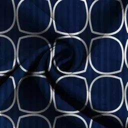 risingstar Cotton Single Fitted (Elastic) 350 TC Abstract Bedsheet image 3
