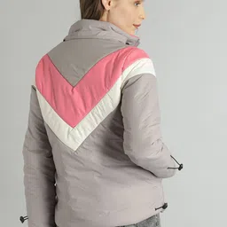 roadster Women Colorblock Padded Jacket image 5