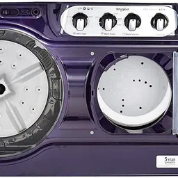 whirlpool 8.5 kg Semi Automatic Top Load Silver image 3