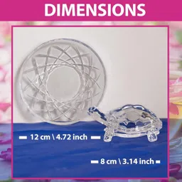 Glass Tortoise for Good Luck Decorative Showpiece Decorative Showpiece - 8.1 cm-image-35