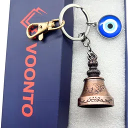 Guardian Bell Keychain Tibetan Bell Key Chain Evil Eye Gold Hook Copper Pack1 Key Chain-image-14