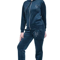 fonista Solid Women Track Suit image 4