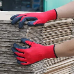 masox store Garden Farming Cement Fabrication Heavy Duty Labour Workers G-11 Gardening Shoulder Glove image 3