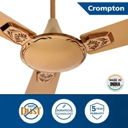 crompton Aura 2 Designer with 5 Year Warranty Anti Dust 1200 mm Ceiling Fan image 4