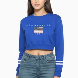 mist n fogg Women Full Sleeve Printed Sweatshirt image 1