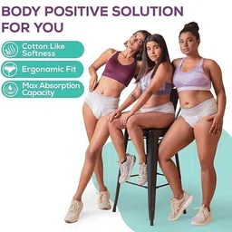 evereve Ultra Absorbent Disposable Period Panties, XL-XXL, 20's Pack, 0% Leaks Sanitary Pad image 2