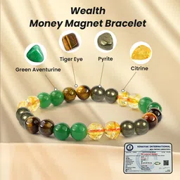 reiki crystal products Pyrite, Stone, Crystal, Tiger's Eye, Citrine, Green Jade Beads Bracelet-picture-15