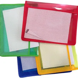 shivom Plastic document file Holder, Snap Button Folder with Backside Pocket/file folder for documents/A4 file folder/folder file/files for students image 5