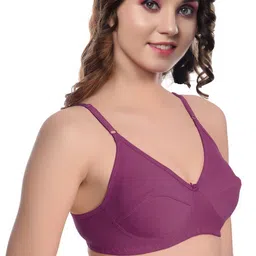 black wings Pack of 6 Women Everyday Non Padded Bra image 3