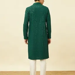 crytsal revenue Men Embellished Viscose Rayon Straight Kurta image 2