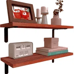 Dime Store Engineered Wood Kitchen Floating Wall Shelf Wooden Wall Shelf image 1