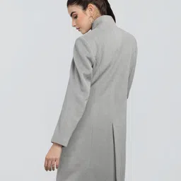 protex Wool Solid Coat For Women image 2