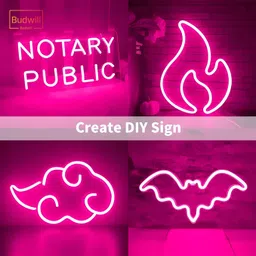 budwill ® 600 LED 5 M Neon Strip Lights, Waterproof Silicone Light for Home Decoration Candle image 2